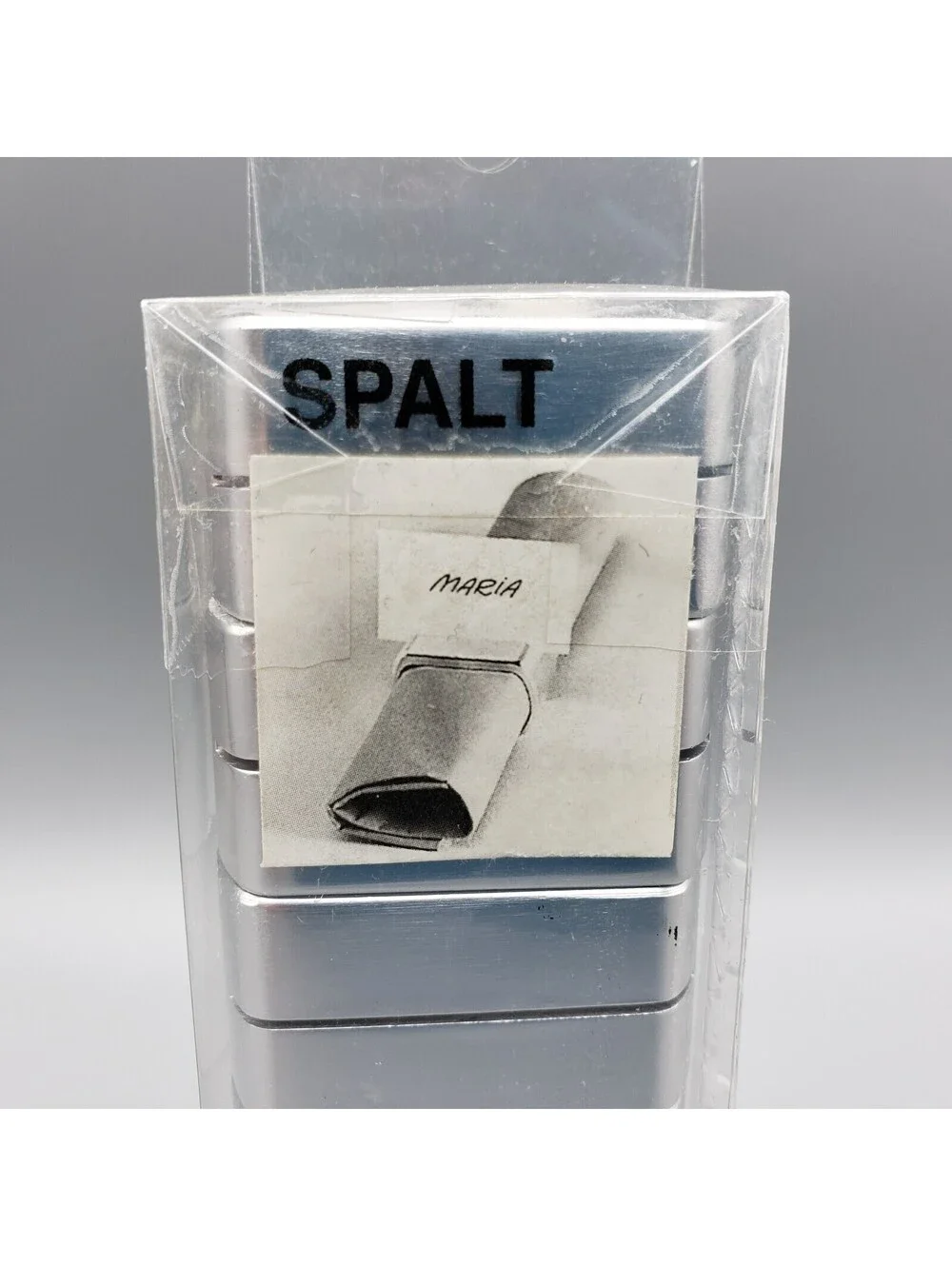 IKEA SPALT Silver Napkin Rings Name Card Holder NIP Model 200.596.07 Metal READ